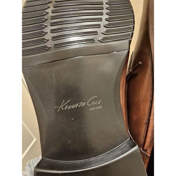 NWOB Kenneth Cole Silver Technology Set Your Clock Dress Shoes Size 14 - Picture 9 of 11